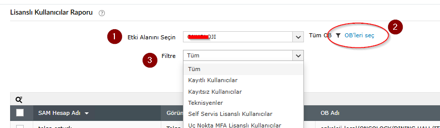 adselfservice licensed users report