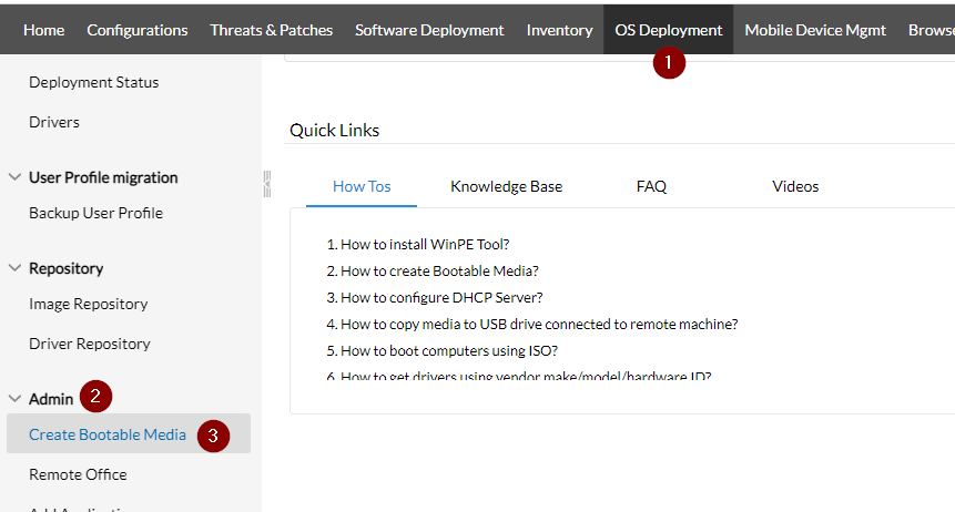04 | Os Deployer Creating bootable WinPE media