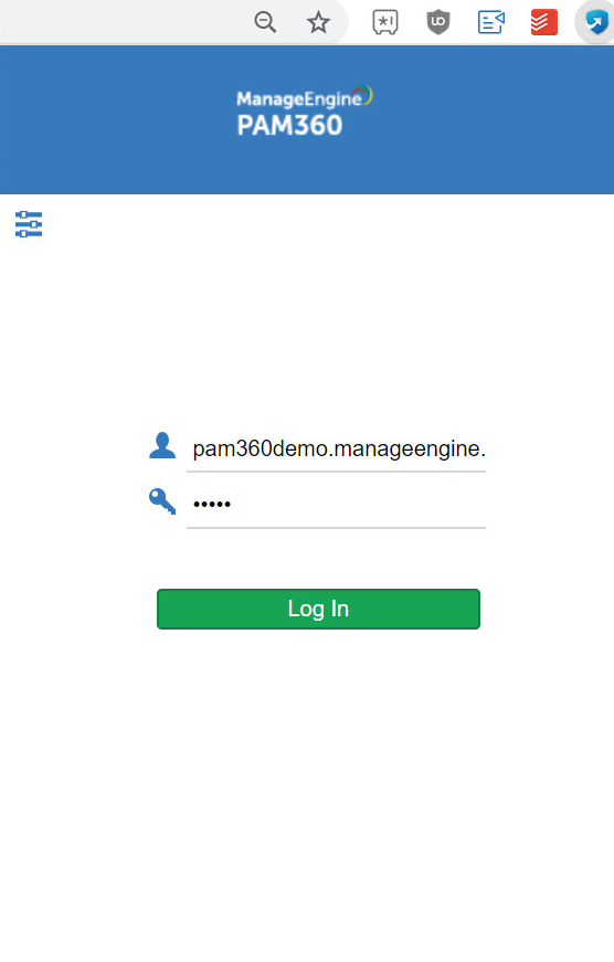 Pam360 Web Application Auto Logon