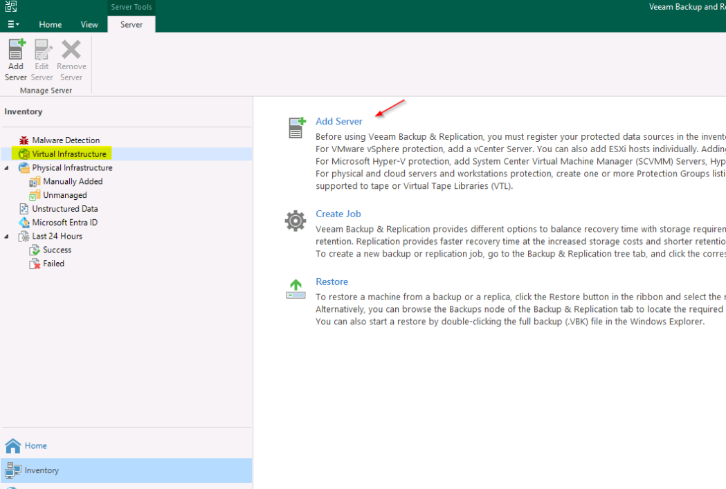 01| Veeam Add Virtual Infrastructure