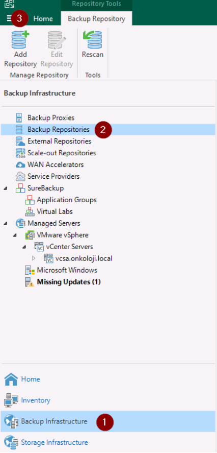 02| Veeam Add Repository
