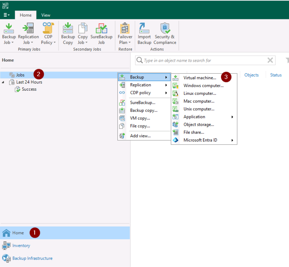 04| Veeam Job Create