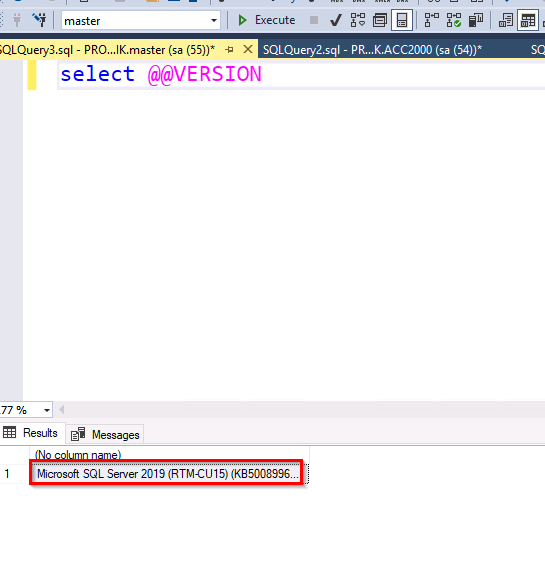 SQL Server Show Version and  Licence Type