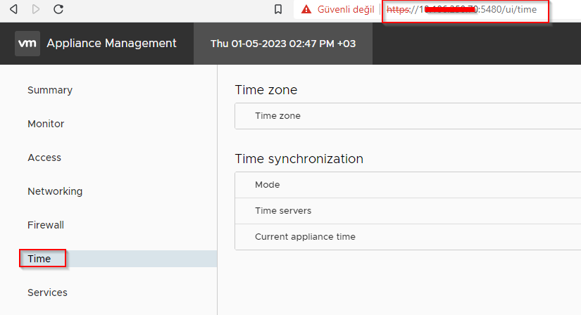 Vcenter Time Synchronization