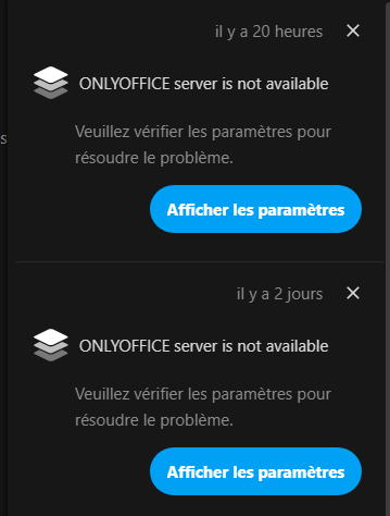 nextcloud onlyoffice troubleshooting