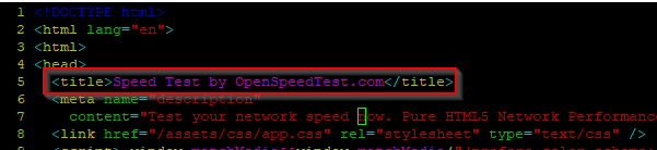 Open SpeedTest Customize