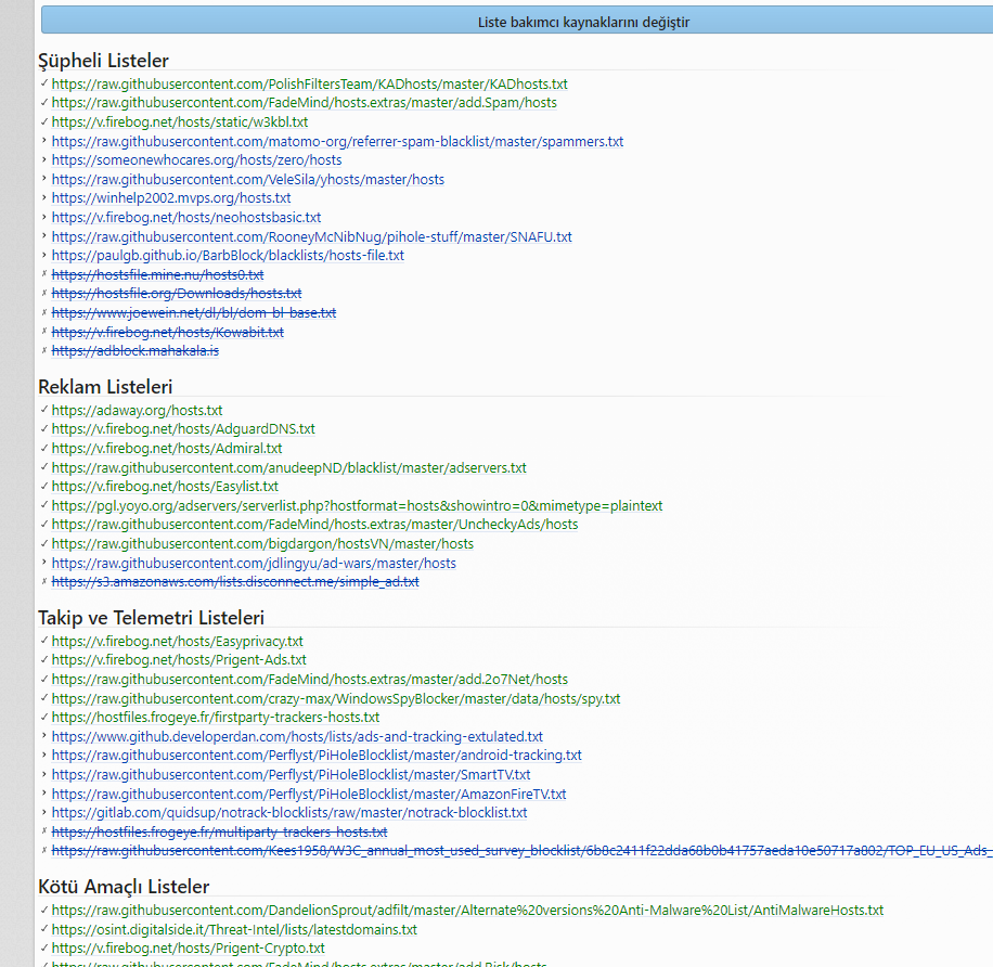 Pi-Hole AdLists