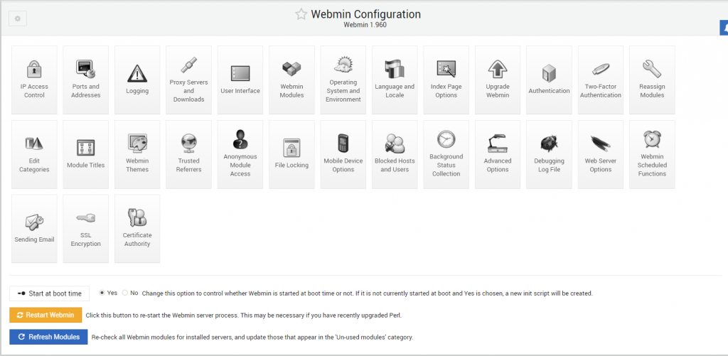 Webmin Install