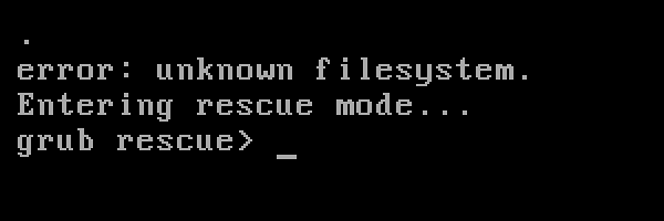 grub rescue hatasi