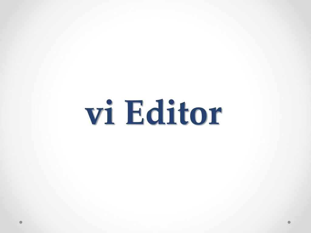 vi-vim editorü
