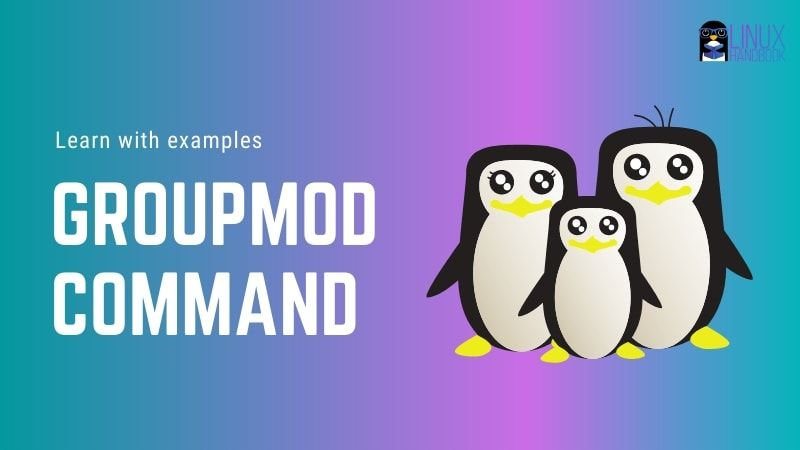 groupmod command