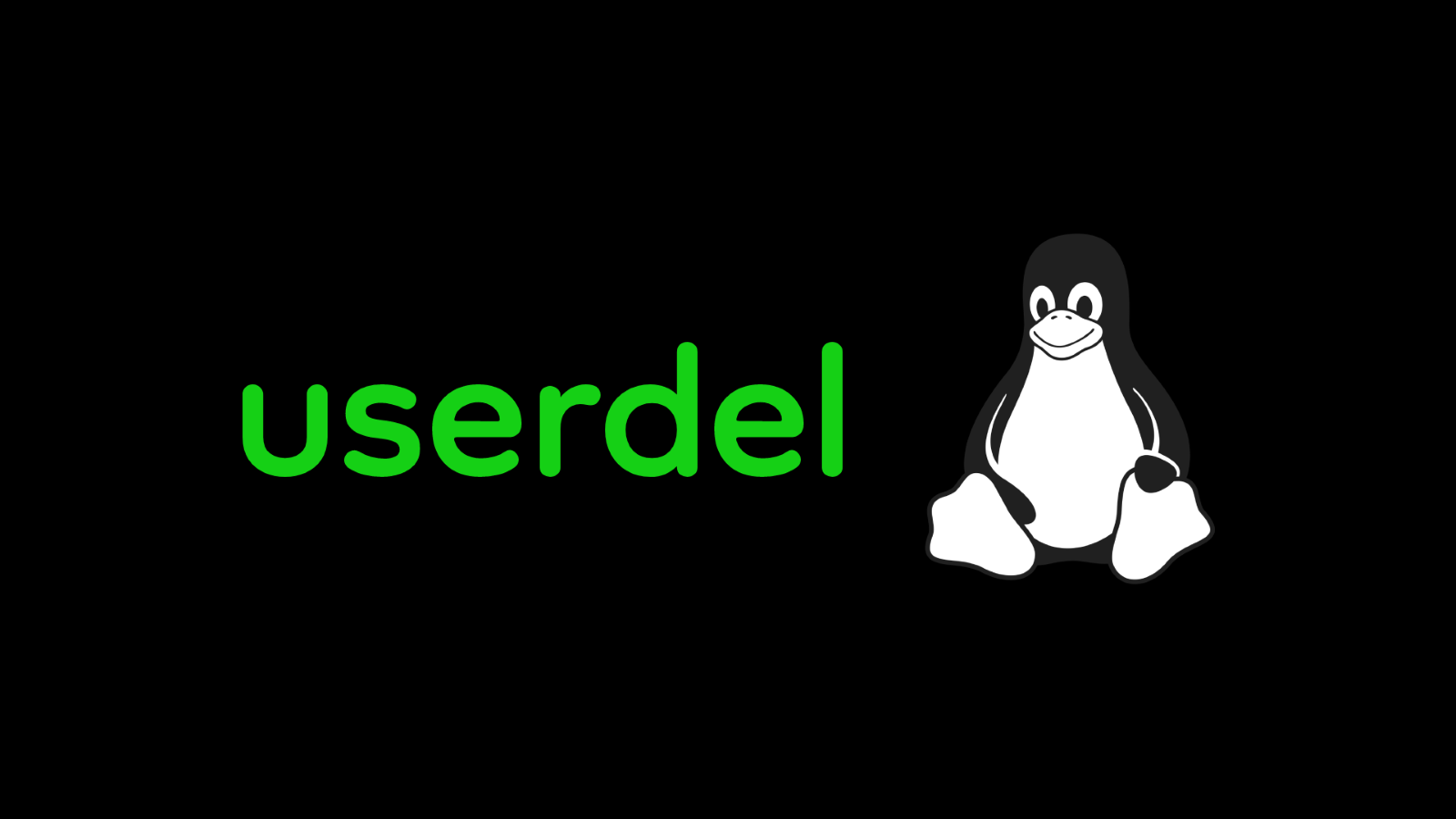 userdel command