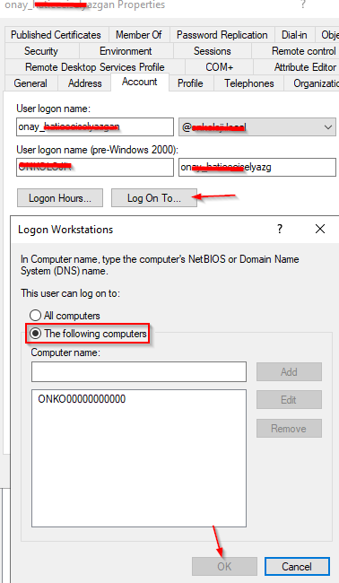 Active Directory Nologin
