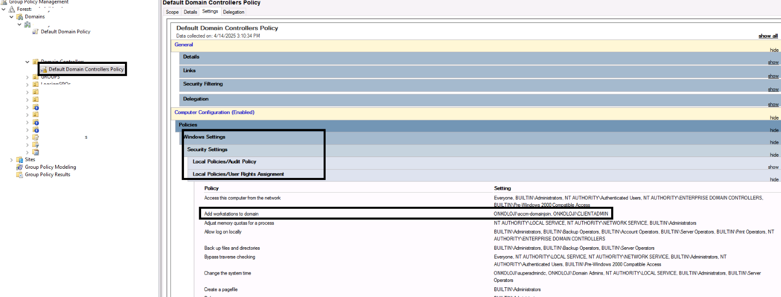 Active Directory Delegate Domain Join