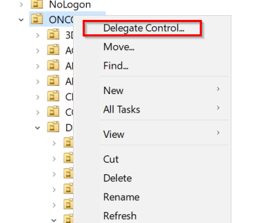 Active Directory Delegate Enable Disable Accounts