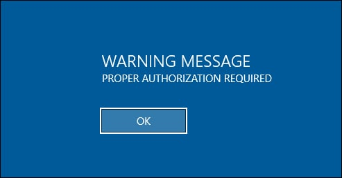 Interactive logon message