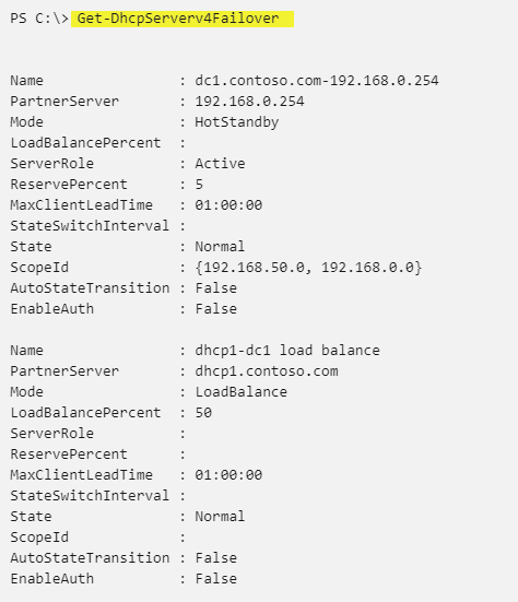 DHCP Delete Failover Relationships