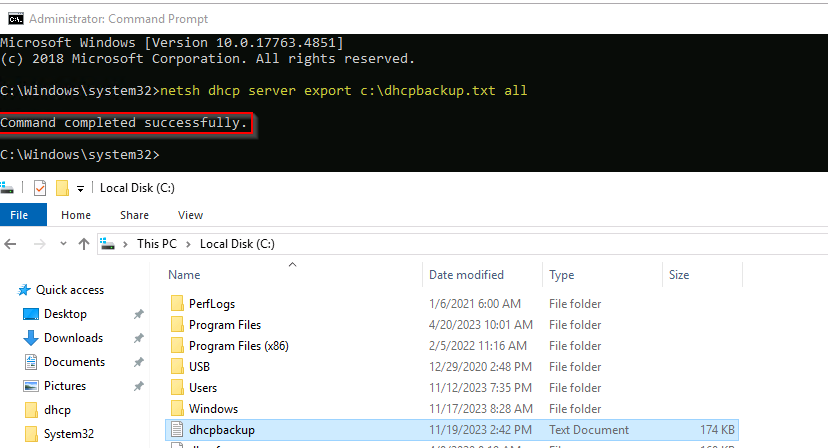 DHCP Migration or Transfer