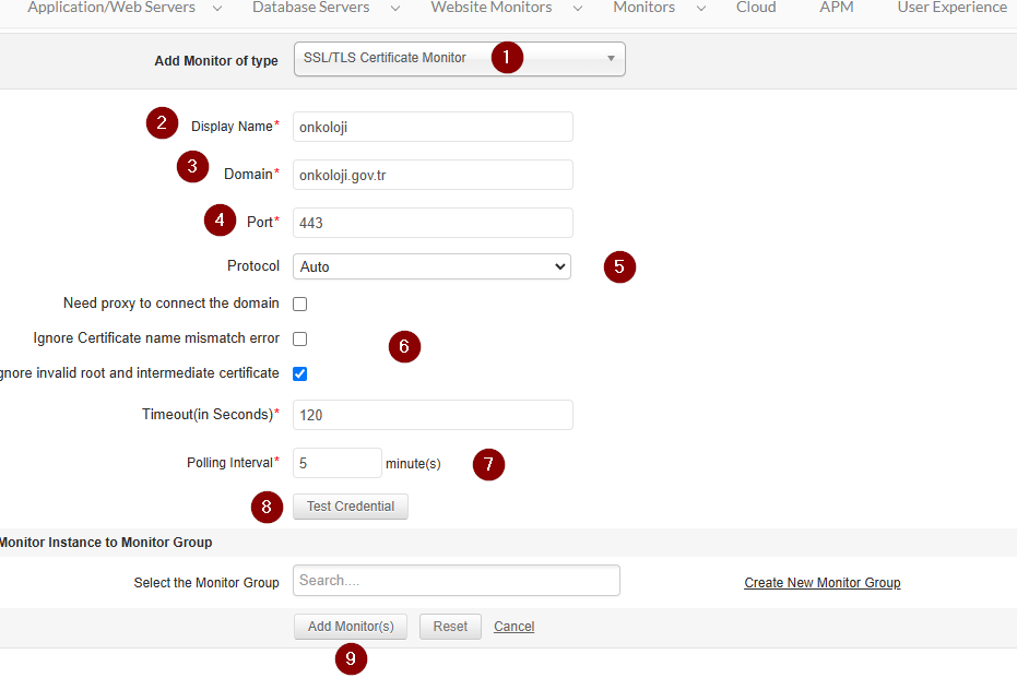 apm ssl/tls certificate expiry monitoring