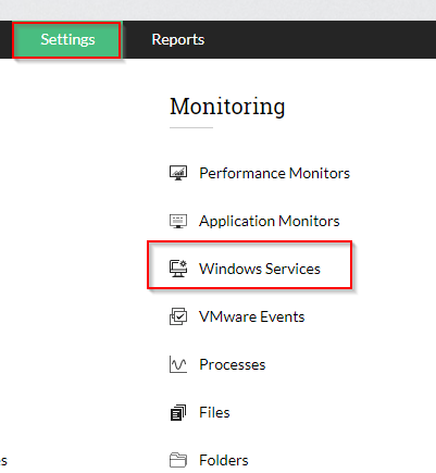 Opmanager Services Monitor