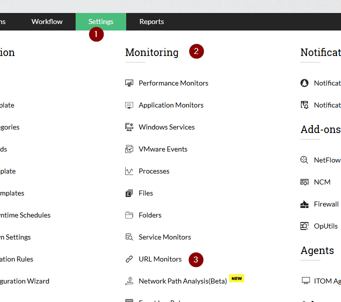 Opmanager Import URL From CSV