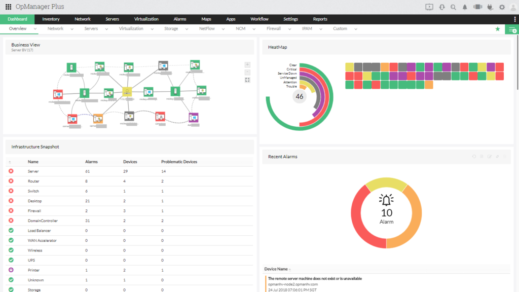 opmanager & applications manager install
