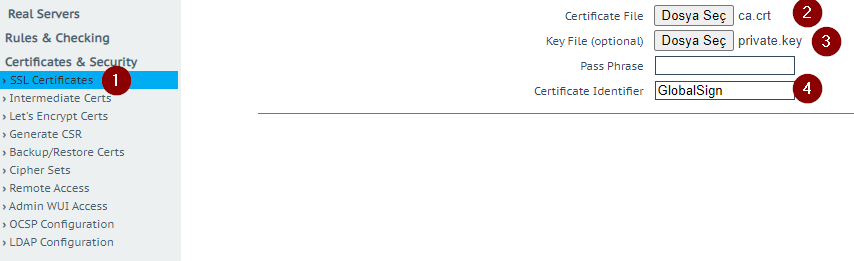 kemp ssl import