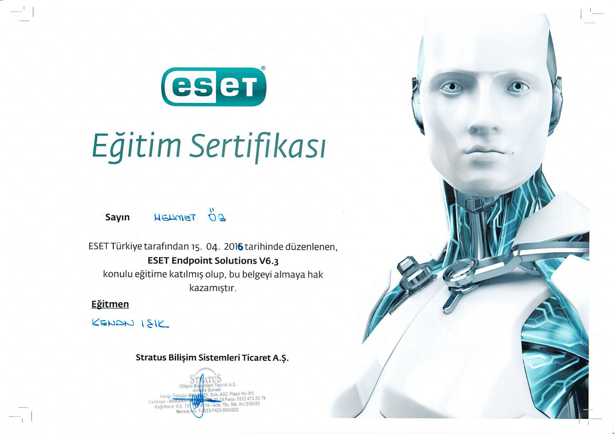 Endpoint Security Sertifikası