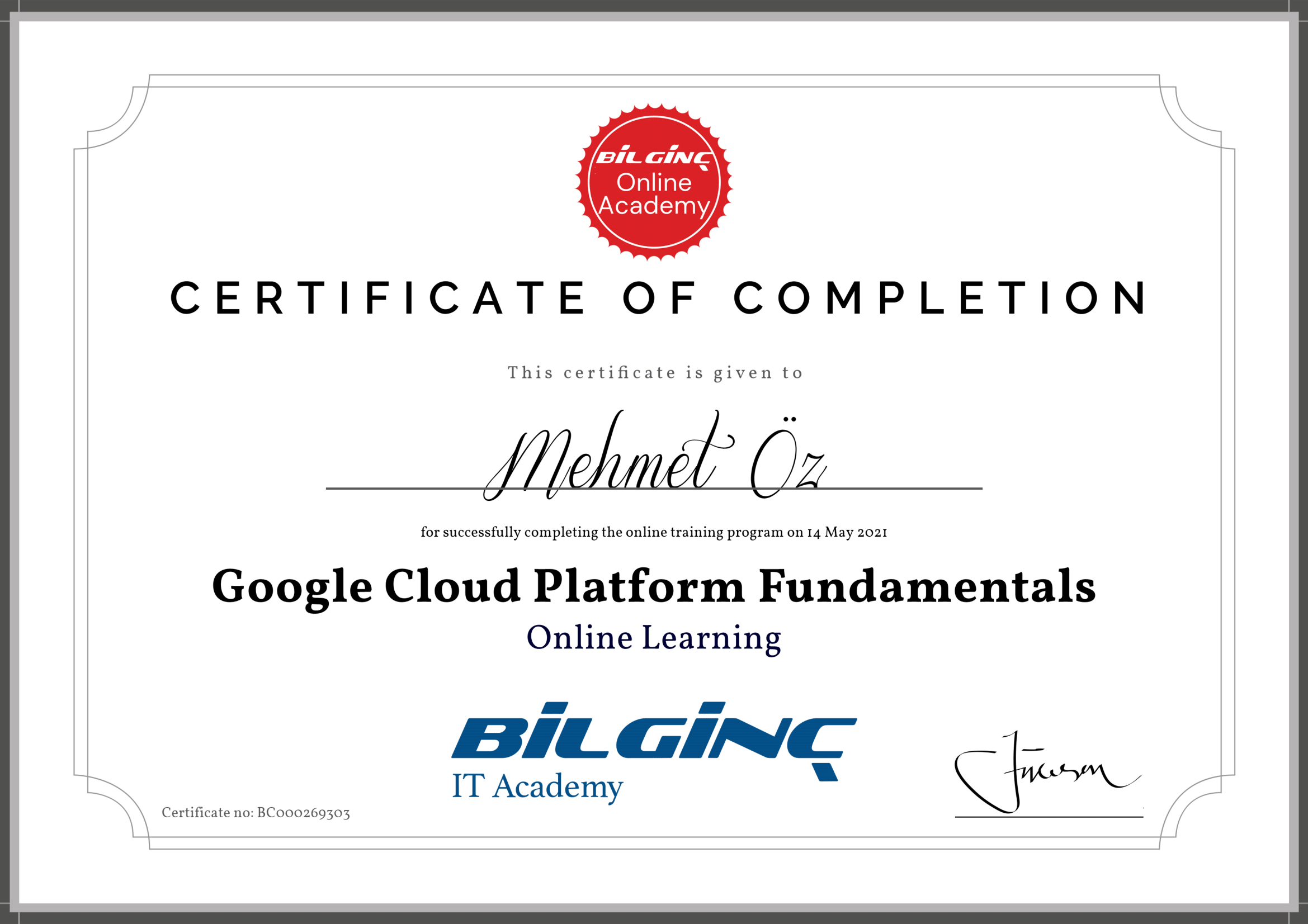 Google Cloud Platform Fundamentals