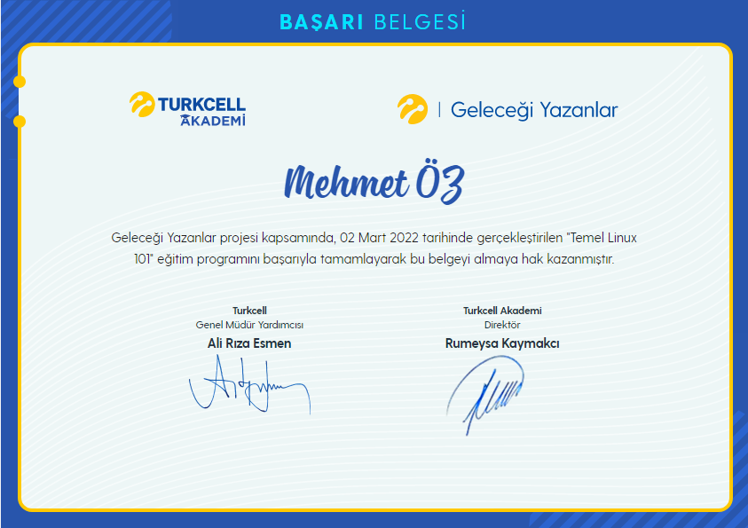 Turkcell Linux 101