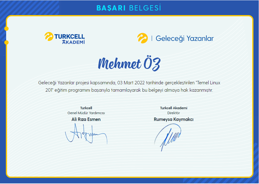 Turkcell Linux 201